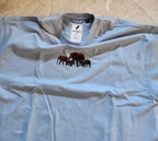 Unisex Oversize Classic T-shirts (Elephants Family)